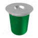 FRANKE KEA Vestavný odpadkový koš E12, zelená/nerez 134.0035.042