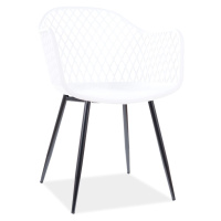 AKCE Bílá plastová židle CORRAL B II.jakost