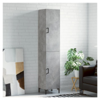 vidaXL Skříň highboard betonově šedá 34,5x34x180 cm kompozitní dřevo