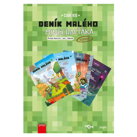 Deník malého Minecrafťáka: komiks komplet 1, 1.  vydání - Cube Kid Computer Press