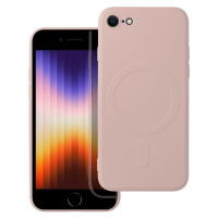 Smarty Mag silikonový kryt s MagSafe iPhone 7 / 8 / SE 2020 / SE 2022 růžový