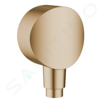 Hansgrohe 26453140 - Sprchové kolínko S se zpětným ventilem, kartáčovaný bronz