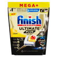 Finish Powerball Ultimate Plus All in 1 Lemon kapsle do myčky nádobí 72 ks 878,4g