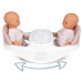 Jídelní židle pro dvojčata Twin Highchair 2in1 Natur D'Amour Baby Nurse Smoby pro 42 cm panenky 