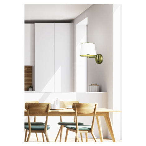 Patinovaná nastavitelná nástěnná lampa s vypínačem Ibis CANDELLUX