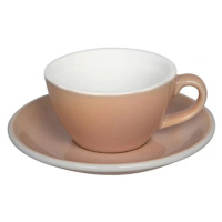 Loveramics Egg - Flat White 150 ml Cup and Saucer - Rose