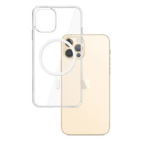 3mk ochranný kryt MagCase pro Apple iPhone 12 / 12 Pro, čirá