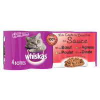 Whiskas La Carte konzervy, 24 ks- 20 + 4 zdarma! - masový výběr v omáčce (24 x 400 g)