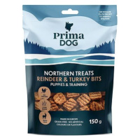 PrimaDog Northern Treats Kousky sobího a krůtího pro štěňata a na výcvik 150 g