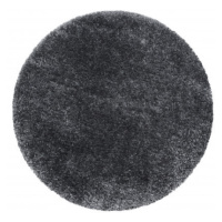 Ayyildiz koberce Kusový koberec Brilliant Shaggy 4200 Grey kruh - 160x160 (průměr) kruh cm