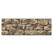 9058-19 Samolepící bordura imitace kamenná zeď, velikost 17 cm x 5 m
