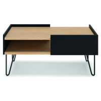 Konferenční stolek s deskou v dubovém dekoru 100x55 cm Nina - TemaHome
