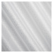 Dekorační vzorovaná záclona s kroužky PAULA bílá/stříbrná 300x250 cm MyBestHome