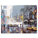 Malování podle čísel - RUŠNÁ ULICE V NEW YORKU (RICHARD MACNEIL) Rozměr: 40x50 cm, Rámování: bez