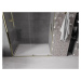 MEXEN/S Velar posuvné sprchové dveře 140, transparent, zlatá 871-140-000-01-50