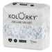 KOLORKA DELUXE VELVET - S (3-6 kg) - 25 ks - jednorázové eko plenky se sametovým povrchem