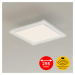 BRILONER Svítidlo LED panel s čidlem, 29,5 cm, 1300 lm, 12 W, bílé BRILO 7187-016