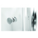 BESCO Bezrámové sprchové dveře SINCO 80 x 195 cm, Univerzální, Hliník chrom, Čiré bezpečnostní s
