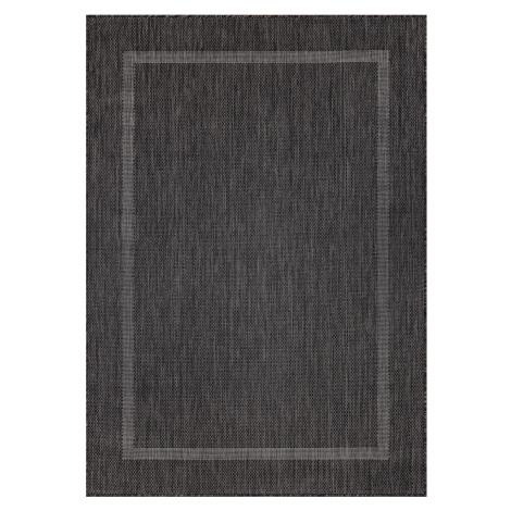 Ayyildiz, Kusový koberec Relax 4311 Black, 280x370, černá, chodba / předsíň