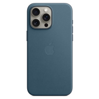 Apple kryt z tkaniny FineWoven s MagSafe na iPhone 15 Pro Max, tichomořsky modrá - MT4Y3ZM/A