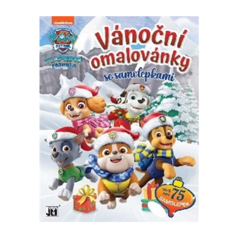 Vánoční omalovánky se samolepkami - Tlapková patrola JM - Jiří Models