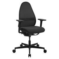 Topstar Kancelářská otočná židle SOFT SITNESS ART, synchronní mechanika, s područkami, černá