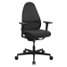 Topstar Kancelářská otočná židle SOFT SITNESS ART, synchronní mechanika, s područkami, černá