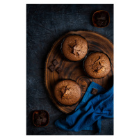 Fotografie Chocolate tartelettes, Denisa Vlaicu, 26.7 × 40 cm