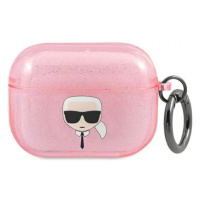 Karl Lagerfeld KLAPUKHGP AirPods Pro cover pink Glitter Karl`s Head (KLAPUKHGP)