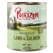 Purizon bez obilovin, 6 x 800 g / 400 g - 5 + 1 zdarma! - Jehněčí a losos s bramborami a hruškou