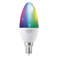 Chytrá LED žárovka Ledvance Smart+ / WiFi / 5 W / E14 / RGB / bílá