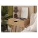 Benlemi Designový noční stolek se šuplíkem LUNA přírodní Zvolte kvalitu dřeva: 1. Dubový masiv t