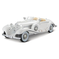 Maisto - 1936 Mercedes-Benz 500 K Typ Specialroadster, bílý, 1:18