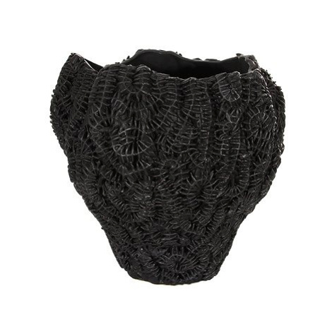 Keramická kapradina černá 31×32 cm SHISHI