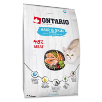 Krmivo Ontario Cat Hair & Skin 6,5kg