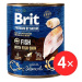 Brit Premium by Nature Fish with Fish Skin 4 × 800 g