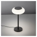 PAUL NEUHAUS Q ETIENNE LED stolní lampa, Smart Home, černá, stmívatelná, kruhová ZigBee 2700-500