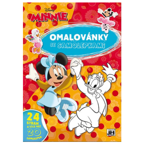 Minnie - Omalovánky A4 se samolepkami JM - Jiří Models