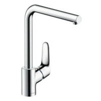 Dřezová baterie Hansgrohe Focus M41 s otočným ramínkem chrom 31817000