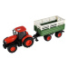 Teddies Traktor Zetor RC s vlekem plast 42cm