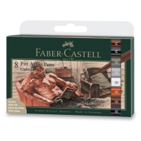 Popisovač Faber-Castell Pitt Artist Pen Brush Classic sada 8 ks, různé hroty Faber-Castell