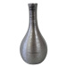 Keramická váza stříbrná 37,8 cm