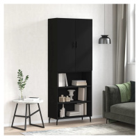 vidaXL Skříň highboard černá 69,5 x 34 x 180 cm kompozitní dřevo