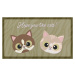 Rohožka 40x70 cm Hope You Like Cats – Artsy Doormats