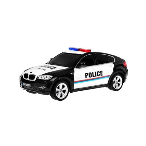 Mamido Policejní autíčko na dálkové ovládání R/C BMW X6 1:24, černé
