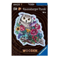 Ravensburger 175116 Dřevěné Tajemná Sova 150 Dílků