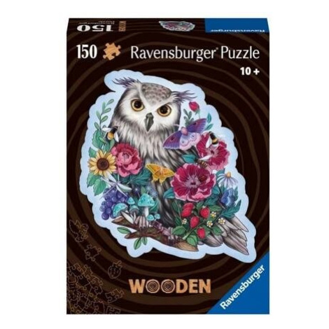 Dřevěné puzzle Tajemná sova 150 dílků RAVENSBURGER