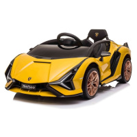 Mamido Dětské elektrické auto Lamborghini Sian žluté
