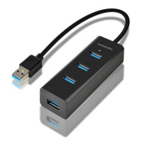 AXAGON HUE-S2B 4-port USB 3.0 CHARGING hub