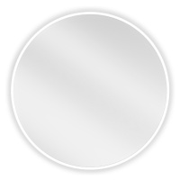 MEXEN Loft zrcadlo 60 cm, bílý rám 9850-060-060-000-20